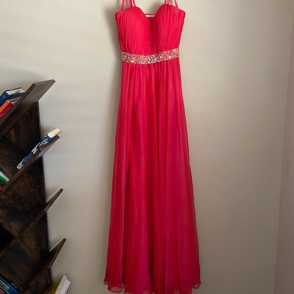 La Femme Dresses & Skirts - Pink Formal Dress